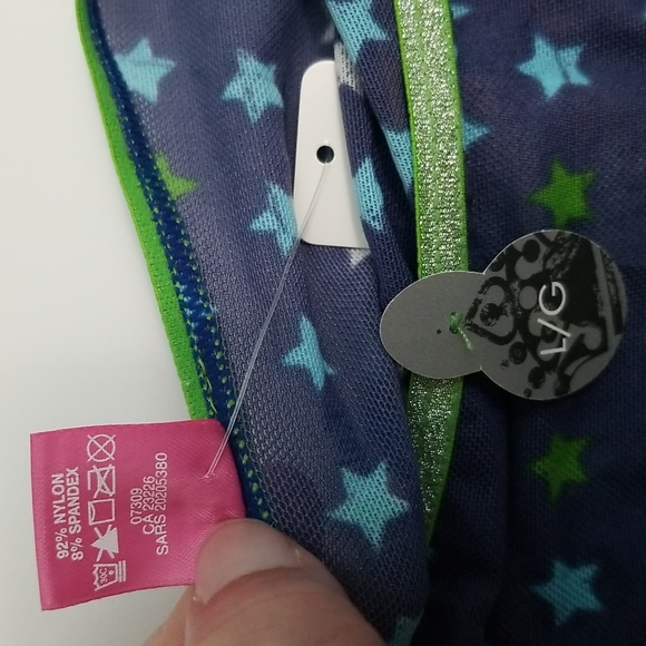 La senza blue and green panty with stars large NWT - Picture 5 of 5